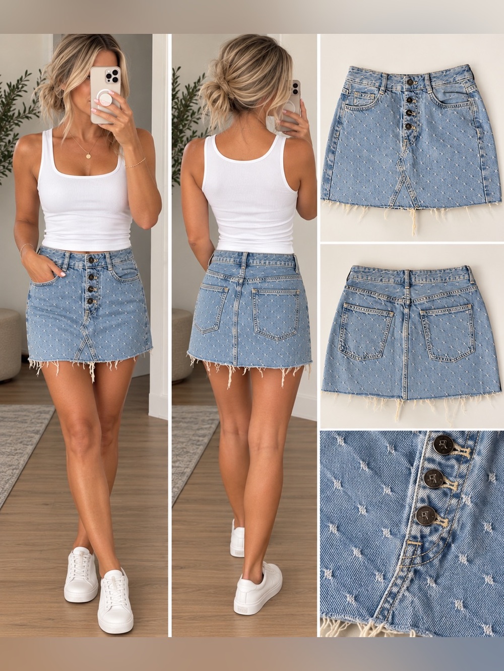 ✨ Anthropologie Pilcro Denim Mini Skirt ✨ 0